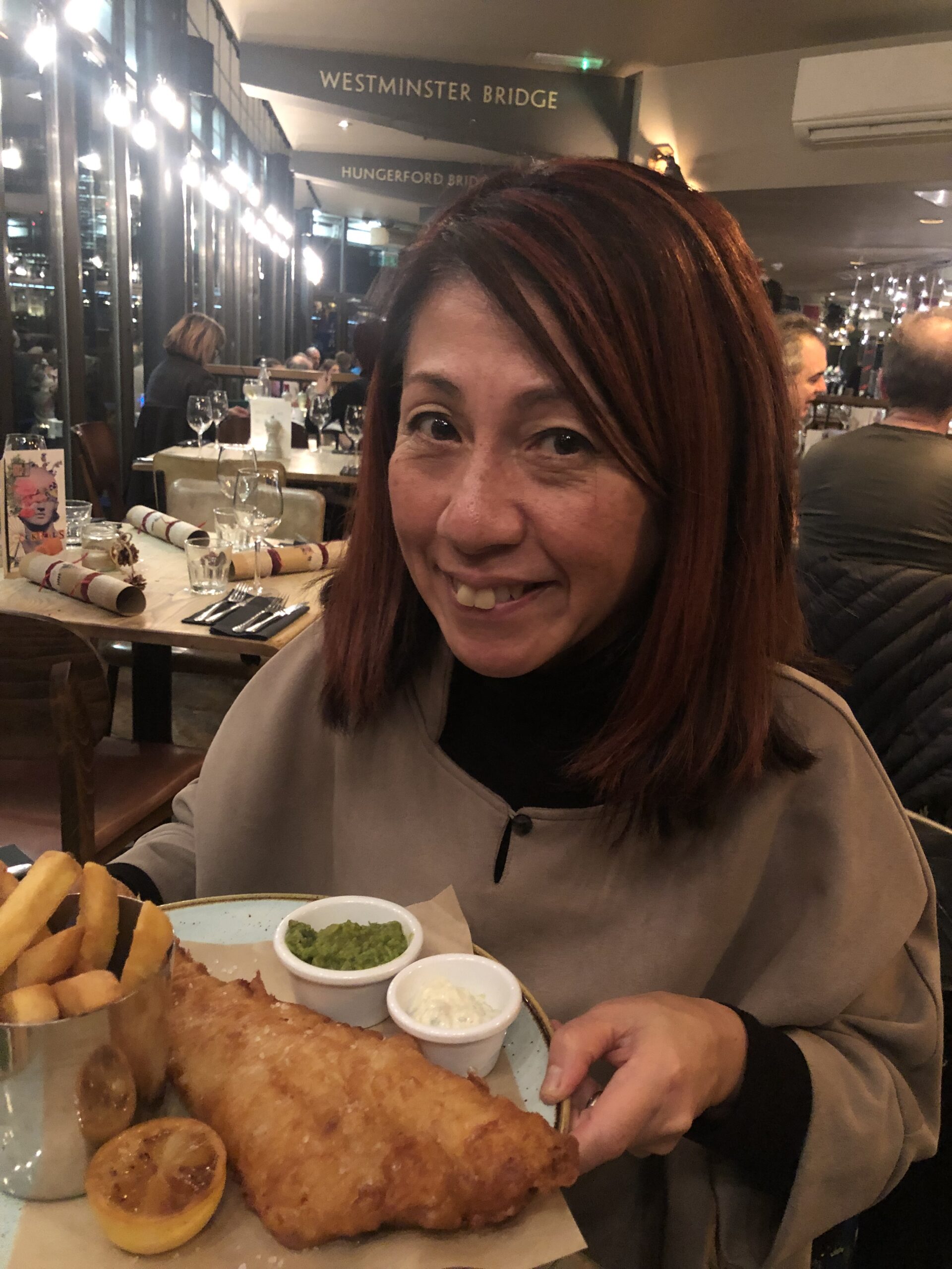 GIGS Fish and Chips restaurant, Fitzrovia, London W1T 4RE, 26 November 2020